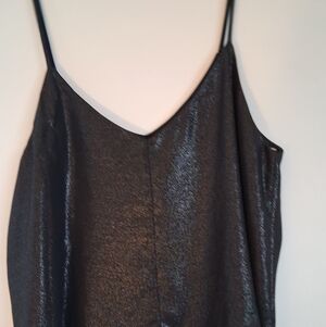 MIA Metallic Black Camisole